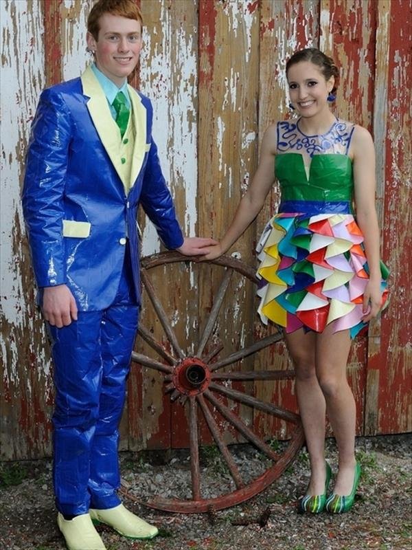 30 Cute Duct Tape Dress Ideas / 101 Duct Tape Crafts Gifted